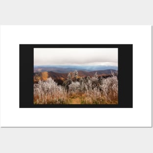 Frosted Autumn Smoky Mountains Posters and Art